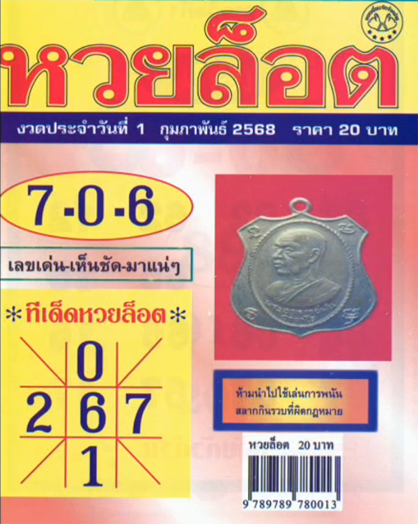 หวยล็อต 1/2/68