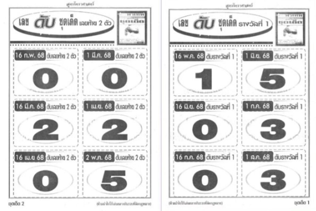 เลขดับ 2568