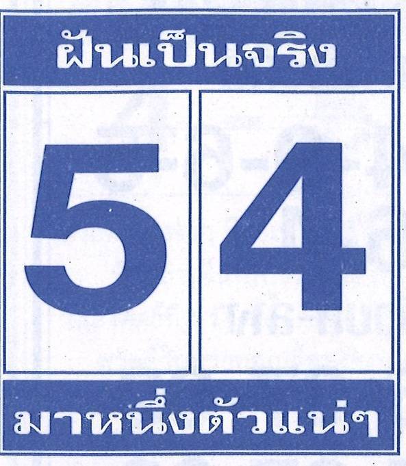 หวยฝันเป็นจริง 1/3/2569
