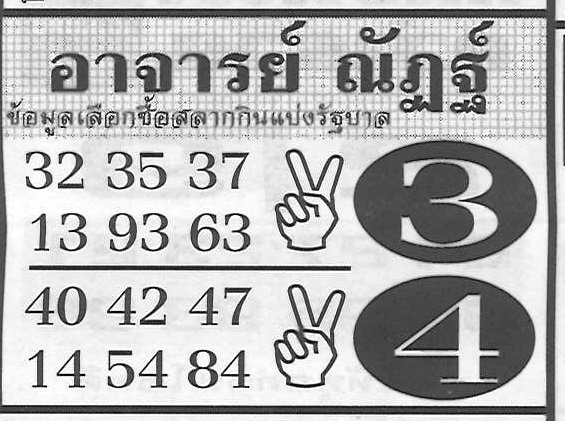 เลขอาจารย์ณัฏฐ์ 1/10/68