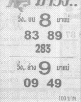 เลขม้าวิ่ง 1/12/68