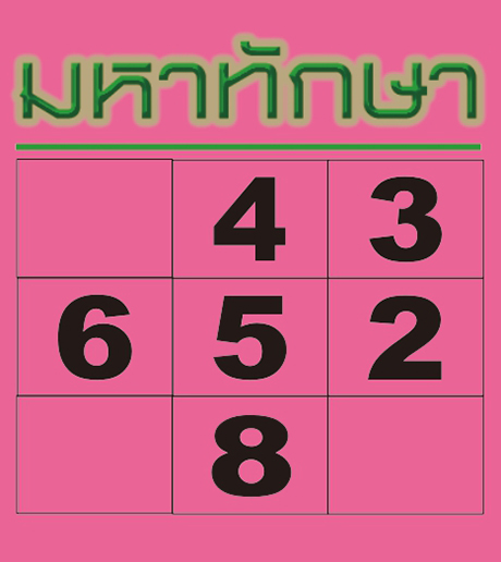 หวยมหาทักษา 1/10/68