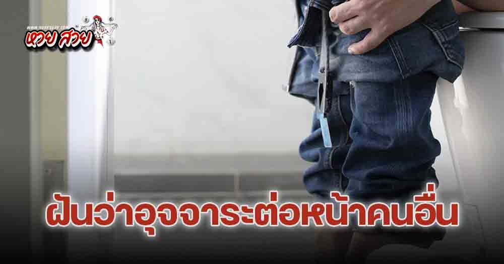 ฝันว่านั่งอุจจาระต่อหน้าคนอื่น