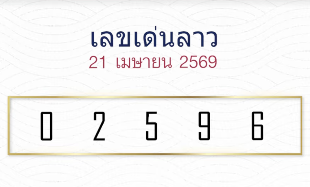 แนวทางหวยลาวหมอไก่ให้โชค 21/4/2569