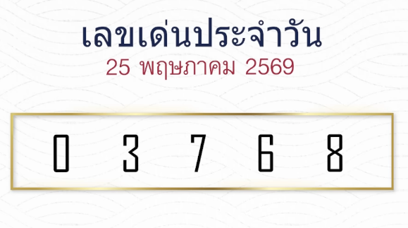แนวทางหวยลาวหมอไก่ให้โชค 25/5/2569